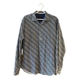 Bugatchi Mens Medium Dress Shirt